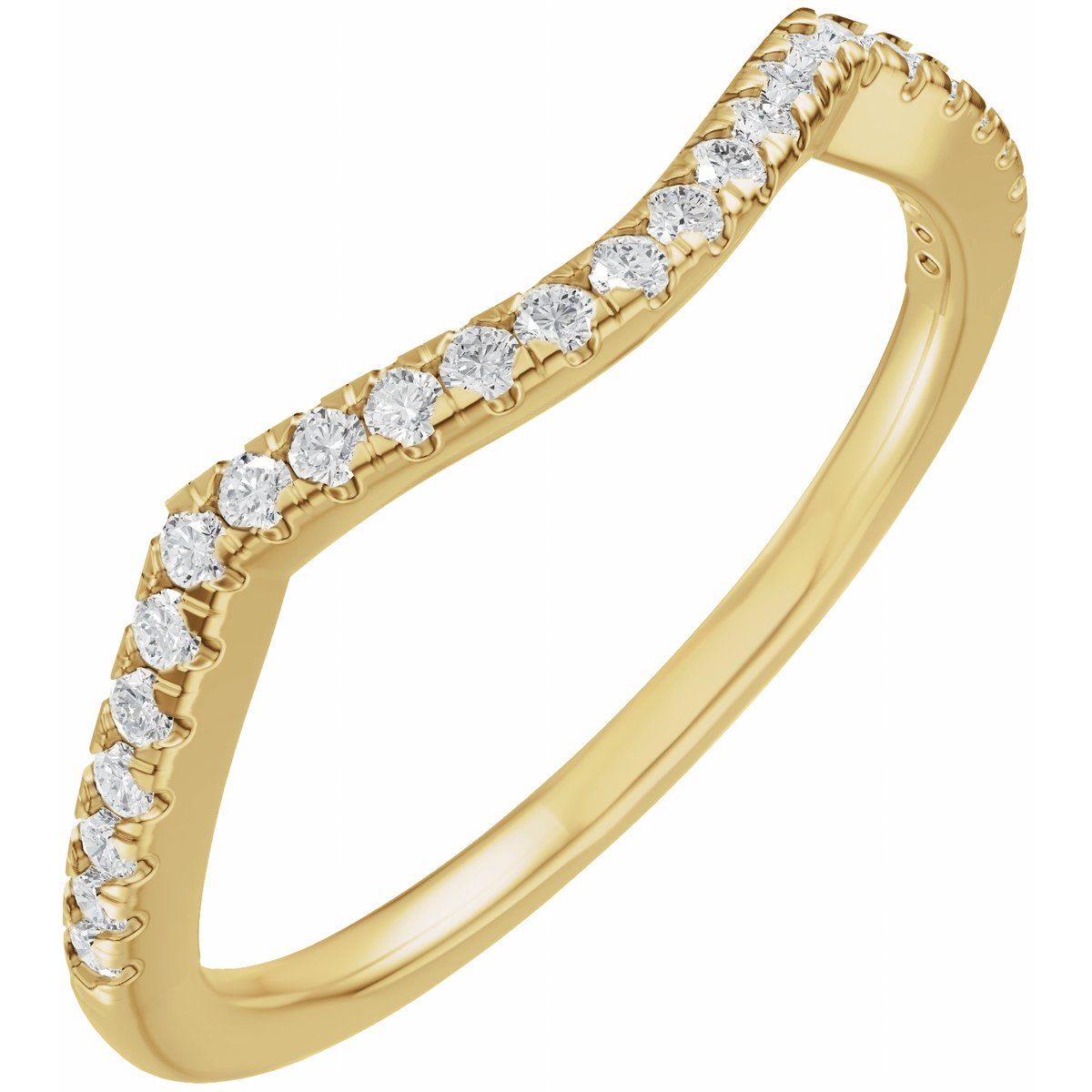 Accented Criss-Cross Engagement Ring or Band