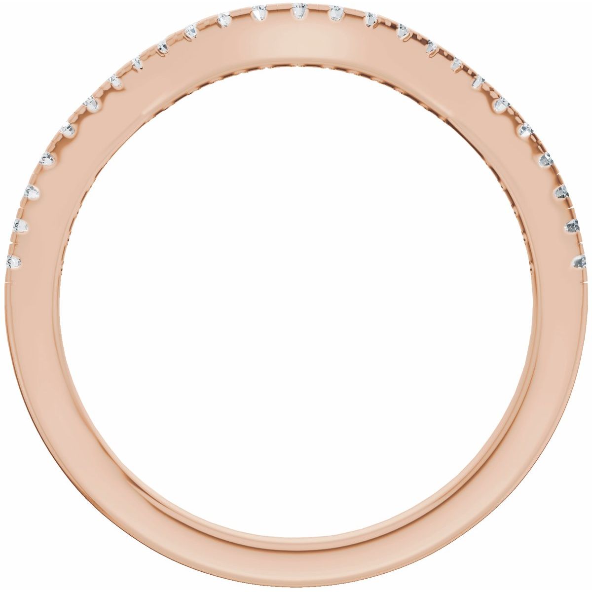 Accented Criss-Cross Engagement Ring or Band