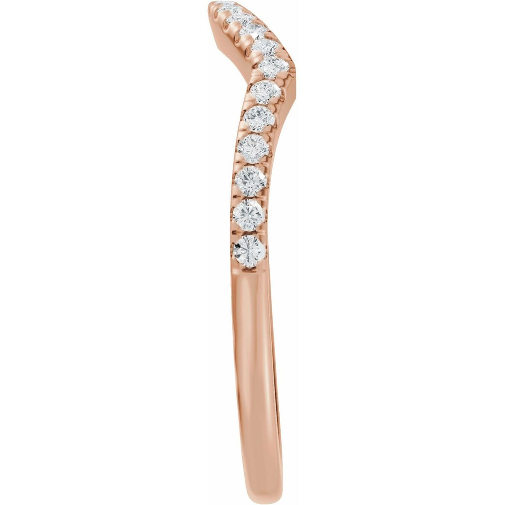 Accented Criss-Cross Engagement Ring or Band