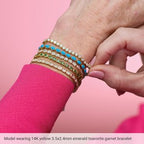 Bezel-Set Line Bracelet
