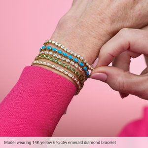 Lab-Grown Diamond Line Bracelet