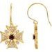 Vintage-Inspired Cross Earrings
