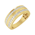 Accented Tapered Band