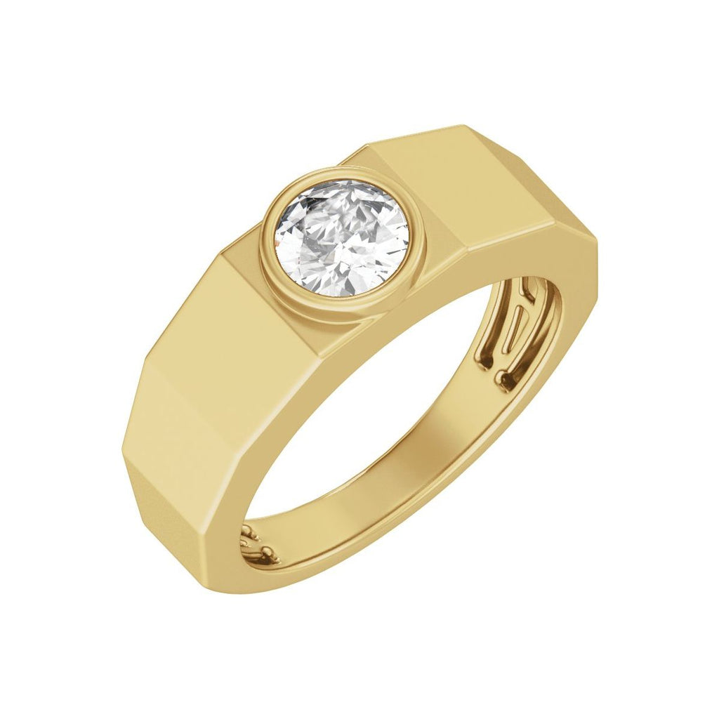 Solitaire Tapered Band