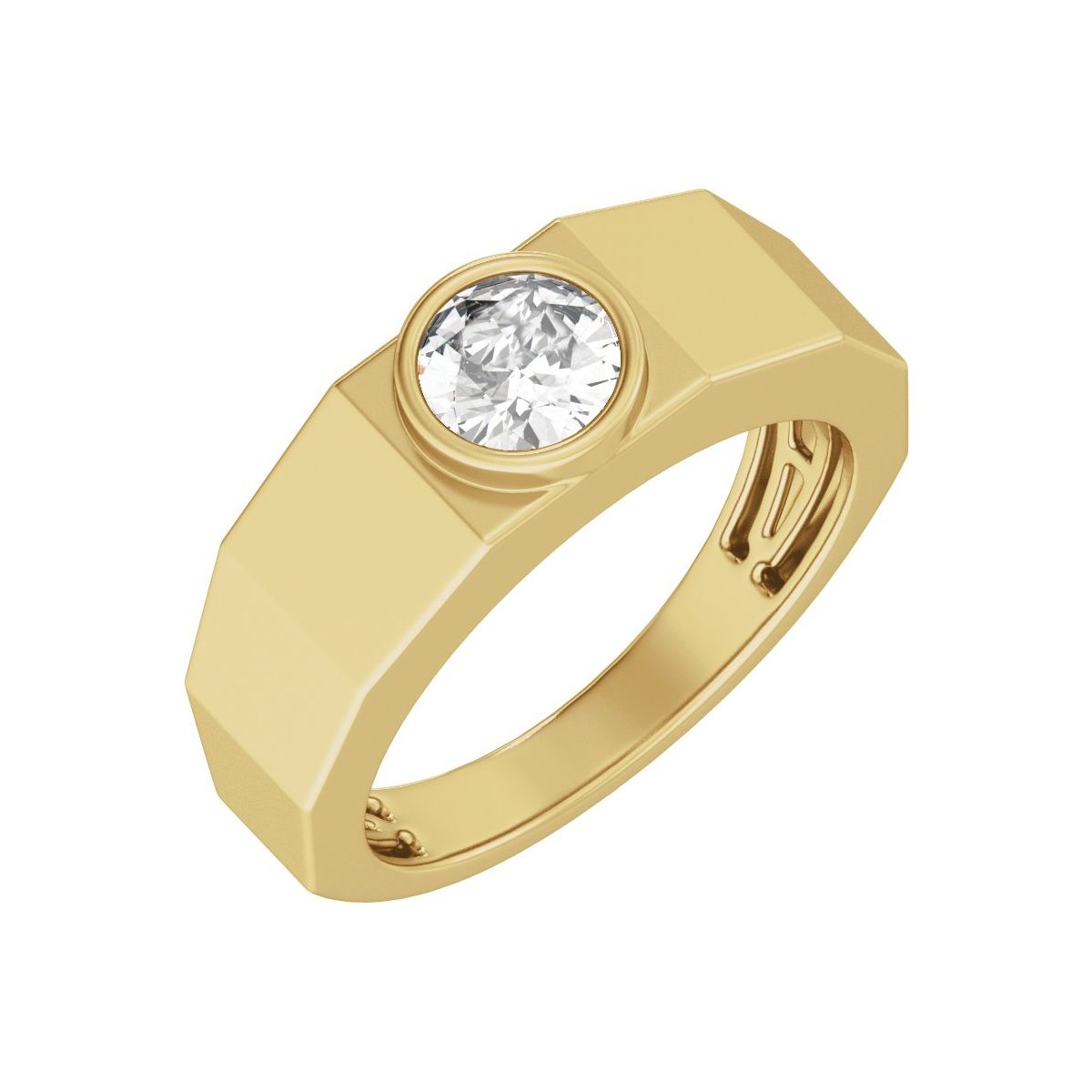 Solitaire Tapered Band