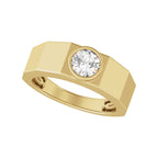 Solitaire Tapered Band