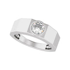 Solitaire Tapered Band
