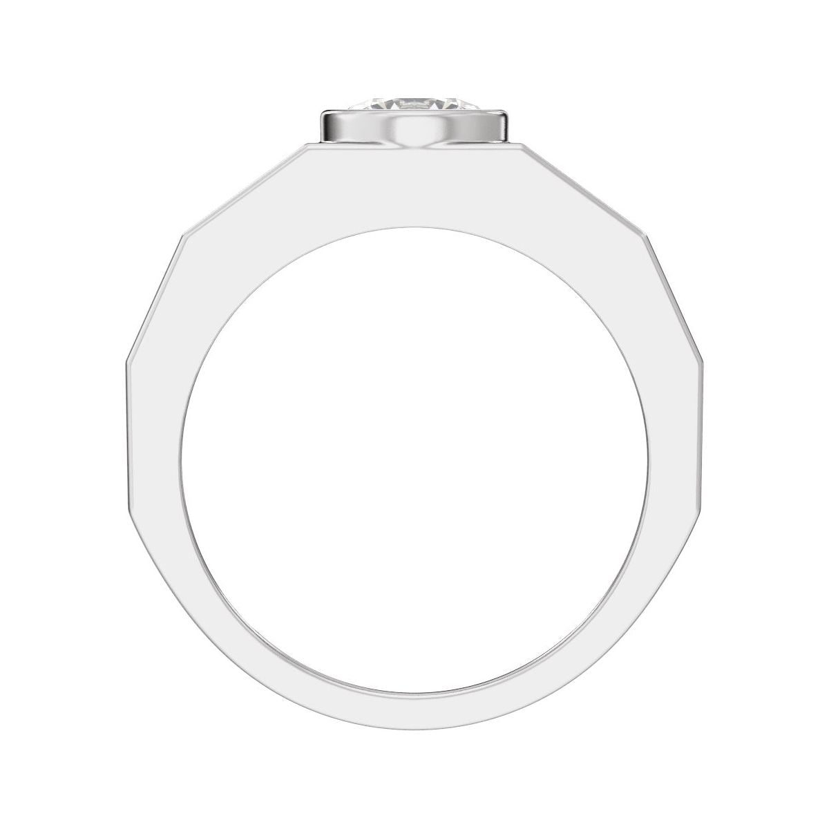 Solitaire Tapered Band