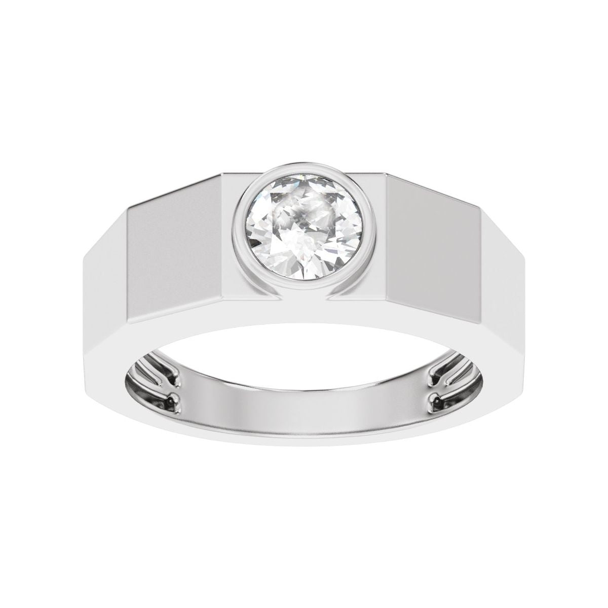 Solitaire Tapered Band
