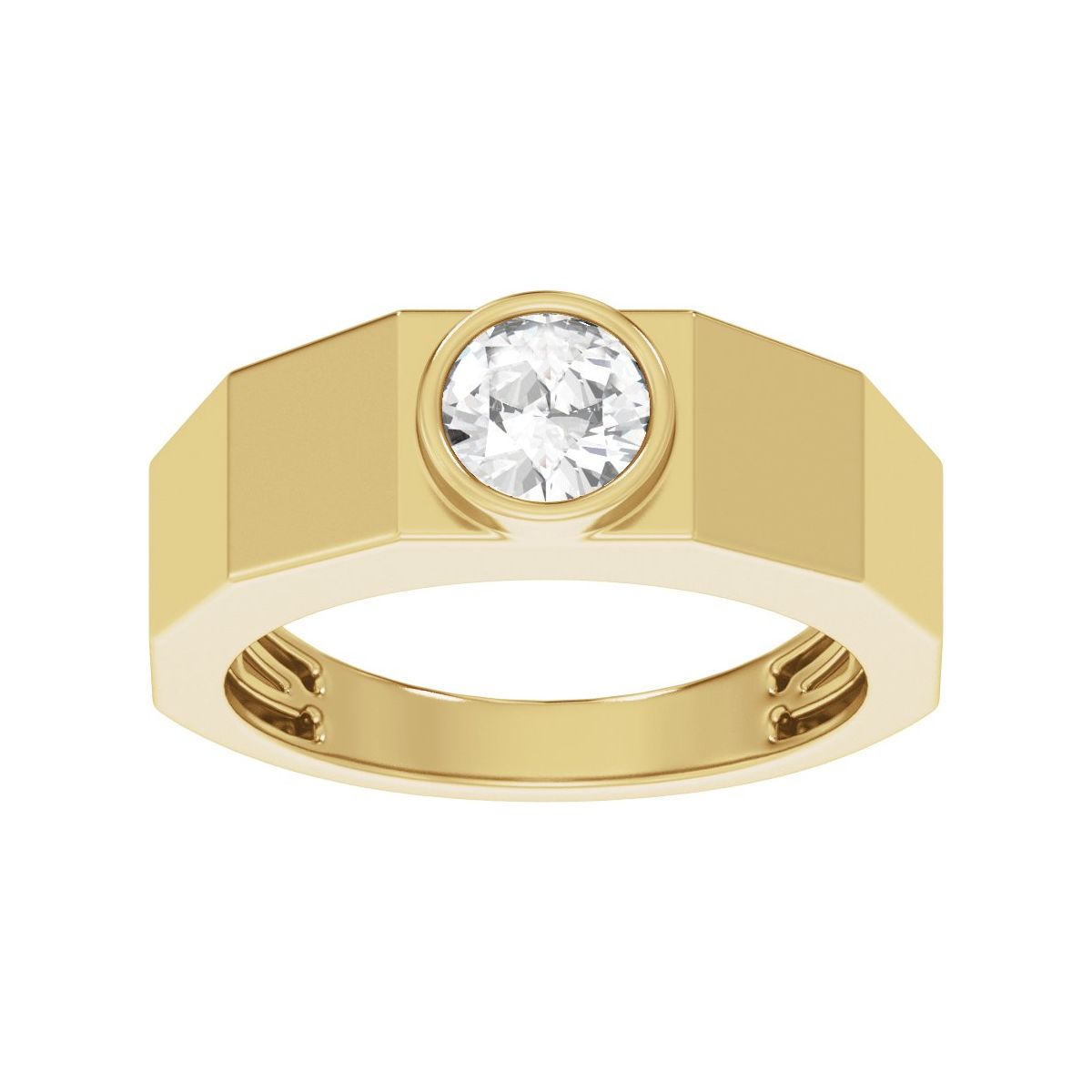 Solitaire Tapered Band