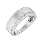 Stepped-Edge Tapered Half Round Band