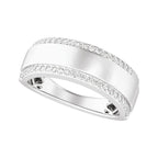 Stepped-Edge Tapered Half Round Band