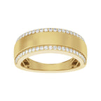 Stepped-Edge Tapered Half Round Band