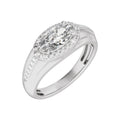 Halo-Style Tapered Band