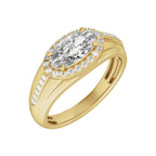 Halo-Style Tapered Band