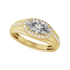 Halo-Style Tapered Band