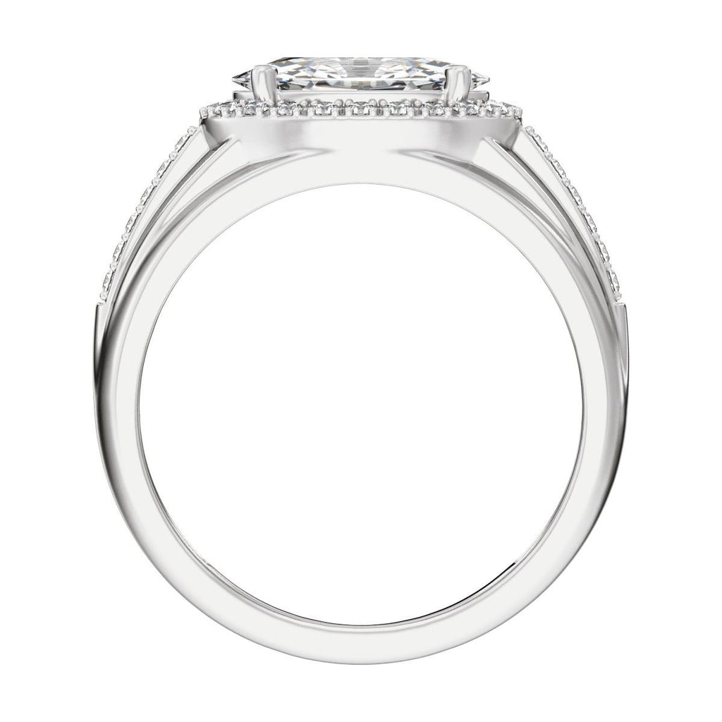 Halo-Style Tapered Band