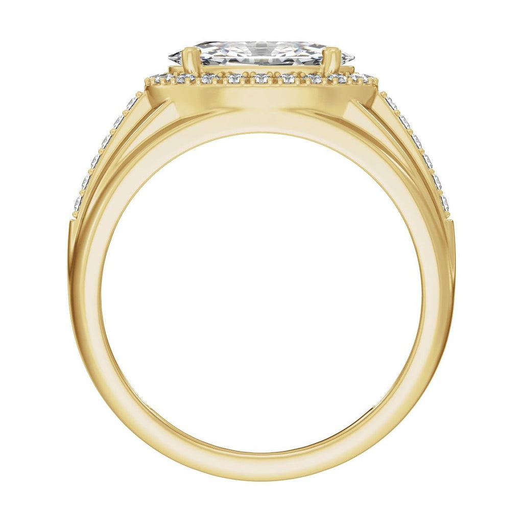 Halo-Style Tapered Band
