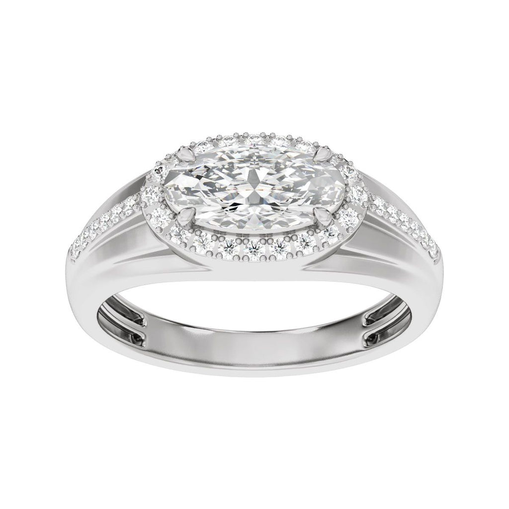 Halo-Style Tapered Band