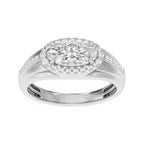 Halo-Style Tapered Band