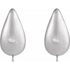 Puffed Hoop Earring Top