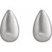 Teardrop Stud Earrings
