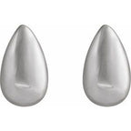 Teardrop Stud Earrings