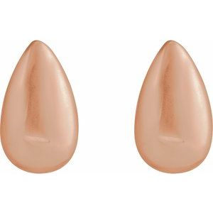 Teardrop Stud Earrings
