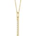 Accented Vertical Bar Necklace