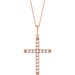 French-Set Cross Necklace or Pendant