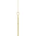 French-Set Cross Necklace or Pendant
