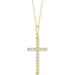 French-Set Cross Necklace or Pendant
