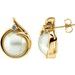 Accented Mabé Pearl Earrings