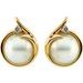 Accented Mabé Pearl Earrings