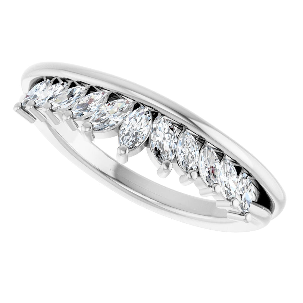 Accented Engagement Ring or Band