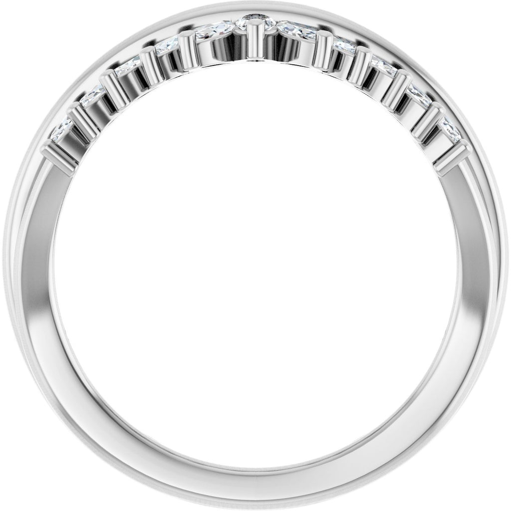 Accented Engagement Ring or Band