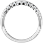 Accented Engagement Ring or Band