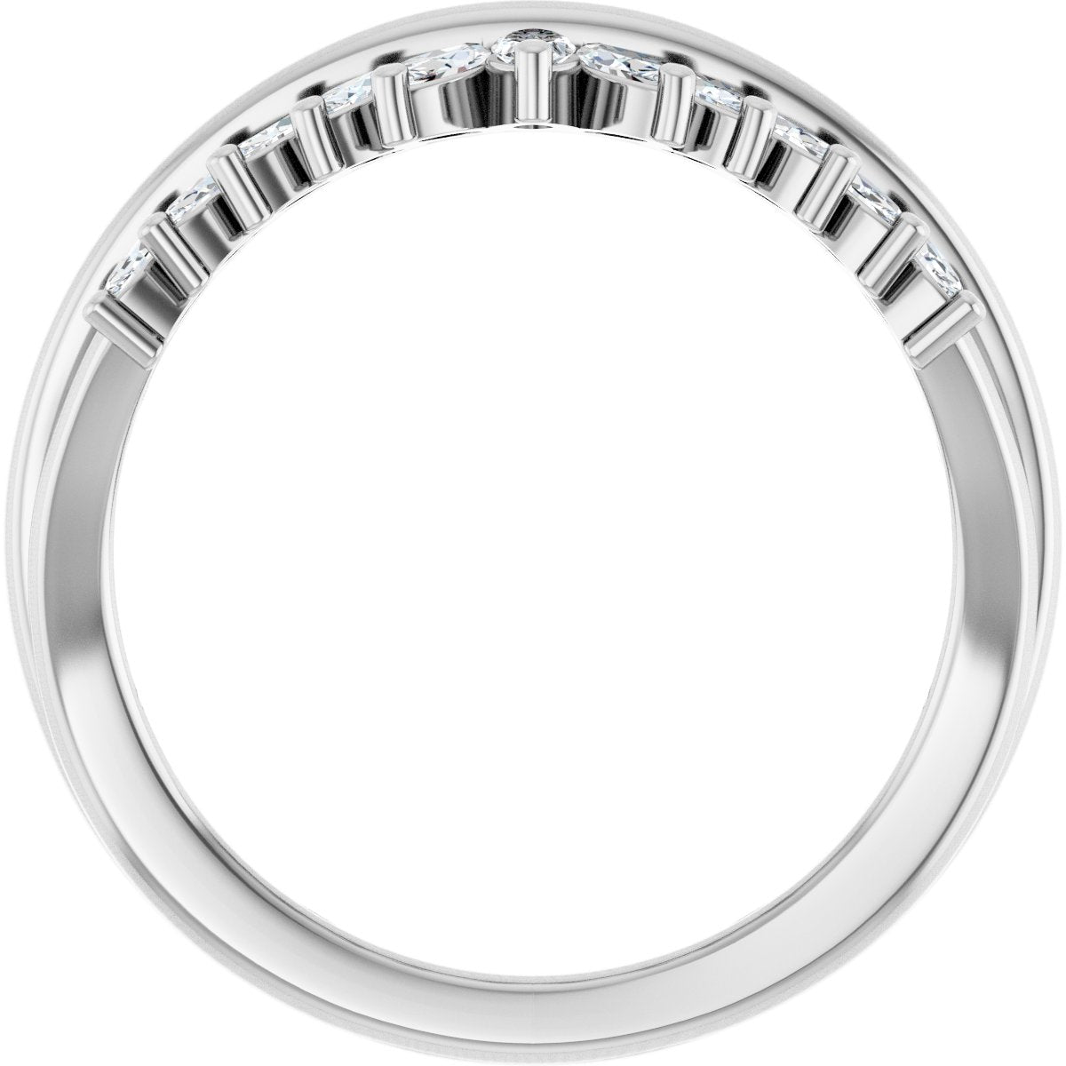 Accented Engagement Ring or Band