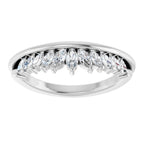 Accented Engagement Ring or Band