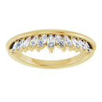 Accented Engagement Ring or Band