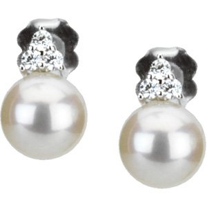 Accented Pearl Earrings