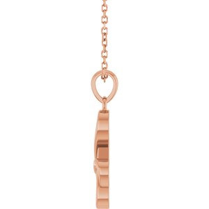 Petite Treble Clef Necklace or Pendant