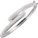 Pavé-Style Bangle Bracelet