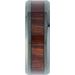 Beveled-Edge Golden Pineapple Wood Inlay Comfort-Fit Band