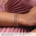 Bezel-Set Line Bracelet