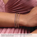Bezel-Set Line Bracelet