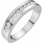 Accented Engagement Ring or Band