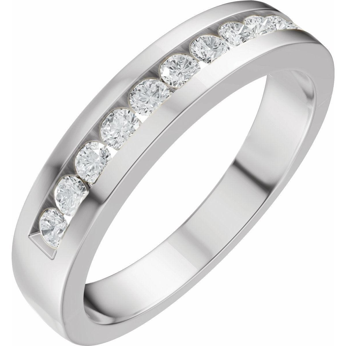 Accented Engagement Ring or Band
