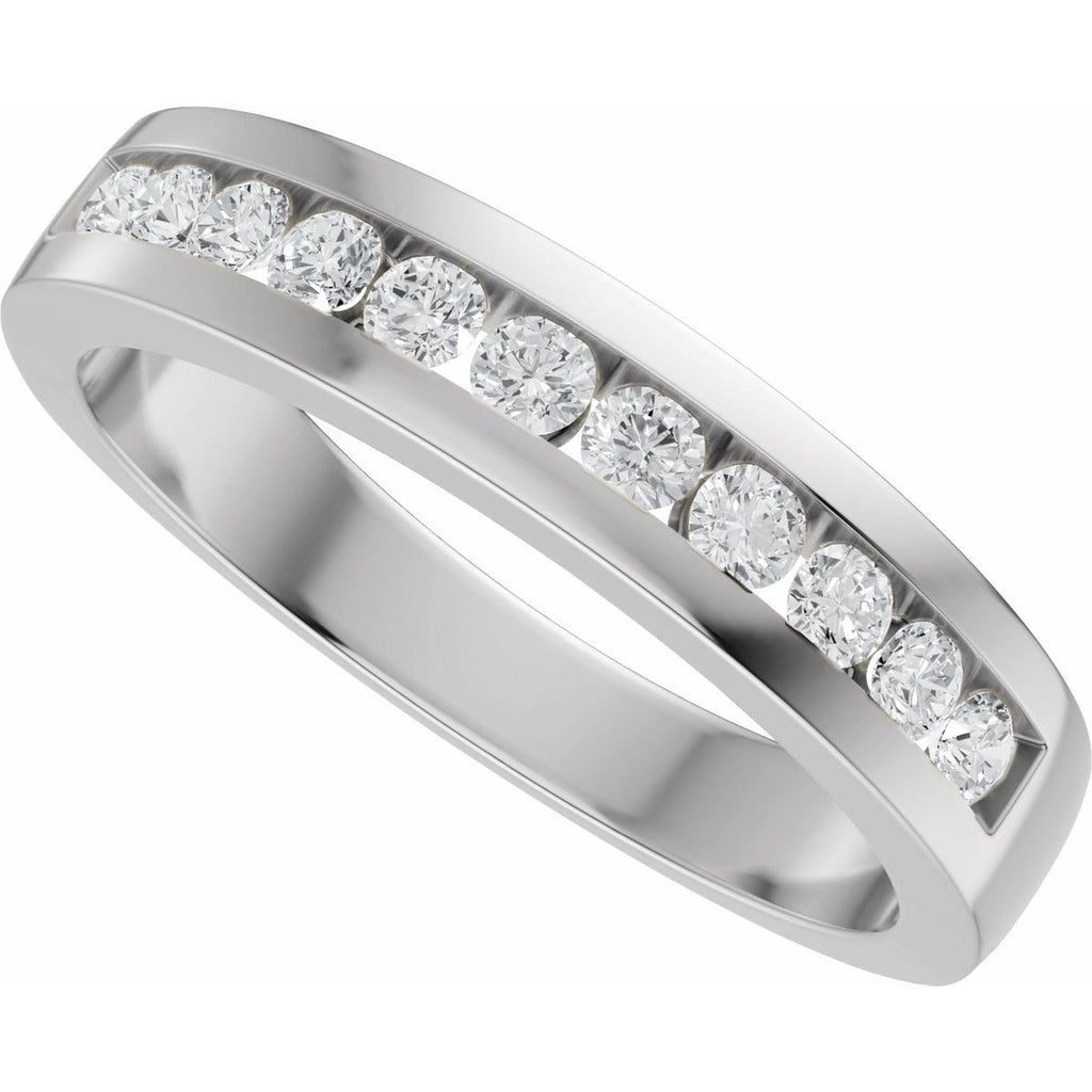 Accented Engagement Ring or Band