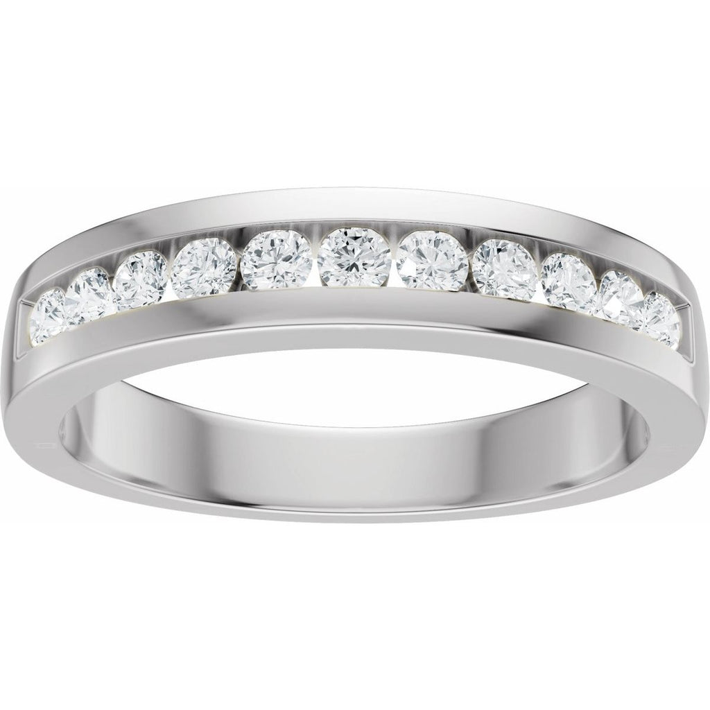 Accented Engagement Ring or Band
